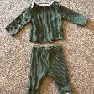 Cloud Island Green Knit Baby Apparel